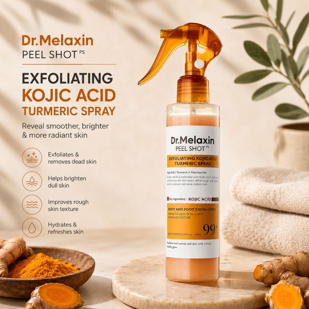Dr.Melaxin Peel Shot Exfoliating Kojic Acid Turmeric Spray 200ml