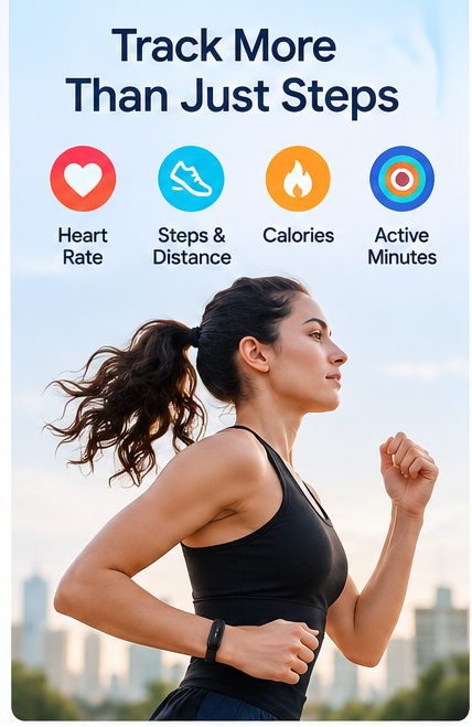 Google Fitbit Air Fitness Activity Tracker Band